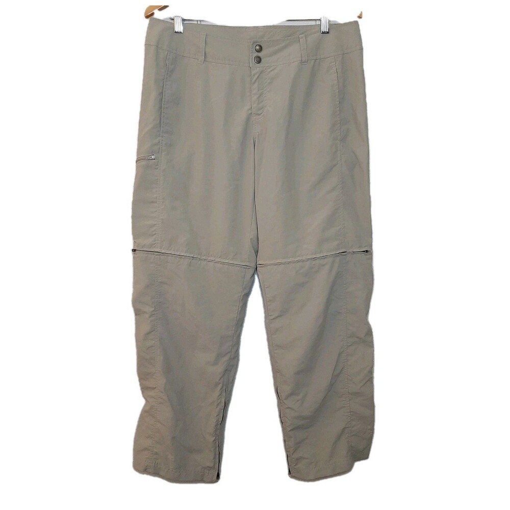 Exofficio Convertible Zip-Off Track Jogger Pants in Taupe